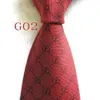 G02026 Men039s Classic Silk Designer Ties for Mens Brand Neckwear Business Skinny Grooms Necktie for Wedding Party Suit Shirt 8200187
