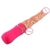 AILIGHTER doux gode vibrateur réaliste énorme pénis jouets sexuels chauffage automatique télescopique gode vraie bite produit sexuel pour les femmes MX17812162