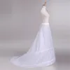 Biała Underskirt Ślub Ślub Petticoats Slip Slip Wedding Accessories Koszulka 2 obręcze do linii Ogon Dress Petticoat Crinoline