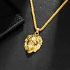 Hip Hop Jewelry Men Gold Sliver Chains Necklaces For Men Fashion Rock Animal Stainless Steel Lion Head Pendant Necklace