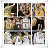 NCAA Basketball Wofford Terrier Jerseys College Chevez Goodwin Isaiah Bigelow Storm Murphy Nathan Hoover Black Gold White Custom