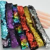 Sequin hoofdband omkeerbare zeemeermin hoofdband elastische lovertjes haarband vrouwen kerstcadeau haaraccessoires 10 ontwerpen optioneel DW3947