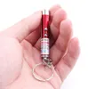Mini Cat Red Laser Pointer Pen Zabawne LED Light Pet Cat Zabawki Keychain 2 In1 Tase Cats Pen OOA3970 Materiały