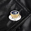 Koffiekop glazuur pinnen broches voor vrouwen astronaut zwemmen drijvende ruimte badge verkennen avontuur ruimte revers pin sieraden shirt tas geschenken