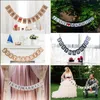 JUST MARRIED Hochzeitsbanner-Set – Hochzeitsdekorationen für Empfang, Brautparty und Verlobungsfoto-Requisite, Autodekorationen