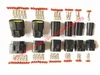 FREESHIPPING 30SET KIT 2/3/4/6/8/10 PIN WEG WATERDICHTE Draadconnector Plug Auto Auto Verzegelde Elektrische Auto Denson Connector 174259-2 318623-5