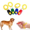 16styles Köpek Düdük Clicker plastik Pet Eğitim tıklayın Çeviklik Trainer Bilek İpi taşınabilir Köpek İtaat Malzemeleri FFA4157 1200PCS