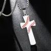 Collier de baseball en acier inoxydable pour femmes et hommes Collier de versets de la Bible en acier inoxydable Bijoux de religion chrétienne Cadeau pour amoureux9836175