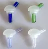 Factory direct supply Colored UFO Glass Straw Carb Caps With Hole Fit For Flat Top Quartz Banger Nail Glass Bong Water Pipes wholesale