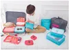 6Pcs/Set Travel Storage Bag Packing Makeup Bags Organizer Home Luggage Clothes Shoes Buggy Bag Cosmetics Sorting Laundry Pouch E11304