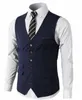 2019 Borgonha Mens Formal Vest Slim Fit Premium Buterne de traje de traje para baixo coletes de peito de peito de peito de peito de peito da Inglaterra V4360265