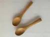 Cuchara de madera para mermelada, cuchara para miel para bebé, cuchara de café pequeña, nueva y delicada cocina, cuchara para condimentos HT12