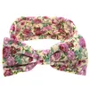 Lovely Bowknot Elastic Head Bands For kids Girls Headband For Children Tuban Baby Baby Accessories Floral Hair Haarband EEA716-2