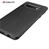 Slim Litchi Grain Soft TPU Väska till Samsung Galaxy S10 S10 Plus S10e J4 Core A6S A9S A9 Star Pro A6 A6 +