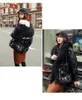 parka ispessimento 2019 Inverno nuovo lusso delle donne vero e proprio grande tibet pecore pelliccia patchwork piume d'anatra bianca caldi più casacos cappotto dimensioni