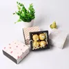 Kraft Paper Bag Elegant Party Wedding Favor Gift Sweets Candy Boxar Väskor Chokladlådor Väskor YQ01434