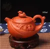 Oude Chinese paarse zand kleine theepot xishi pot zhu ni 160ml hand greep pot kung fu keramische thee set thee infuser