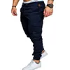 2019 Pantalones para hombre Nueva moda Jogger Pantalones Hombres Fitness Culturismo Pantalones para corredores Ropa Otoño Pantalones de chándal Tamaño S-3XL V200411