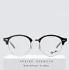 Wholesale-男性と女性のための新しいファッションの丸い半縁のフレームR 4246Vは、メガネを読むMyopiaメガネである
