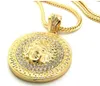 Tlt męski hip -hop długi naszyjnik złota łańcucha gliny leczy Awatar mrożony naszyjnik Diamentowy pente designer Naszyjniki K5363757930