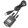 100PCS USB till 9 PIN RS232 RS-232 SERIAL PORT COM ADAPTER Kabelomvandlare Y-105 USB till Dual Chip DB9 GPS PL2303 + ADM211 1m / 3FT