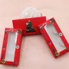 Boîte de noël cils boîte rouge paquet de marque privée personnalisée boîte longue dramatique peut s'adapter aux cils 1522mm 6097710