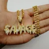 Bling Bling хип-хоп SAVAGE кулон ожерелье ювелирные изделия для мужчин05028489