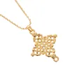 Big Gold Cross Necklaces For Women Men Ethiopian Crosses Charm Pendant Religion Jewelry Gifts