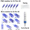 Ersättnings Micro Needle Cartridge Tips för Auto Derma Stamp Uppladdningsbar trådlös Dr Pen A6 Derma Pen Hudvård Anti-fläckar borttagning av ärr
