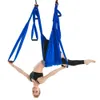 15 Resistência da cor Desenção de ioga Viagem de hammock trapézio anti-gravidade tração aérea ioga hamak ginástica swing swing