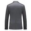 Mäns kostymer blazrar 2021 herrdräkt Set dubbelbröst randig tryck brudgum Slim Formal Tuxedo For Wedding Party Dress Man Classic B