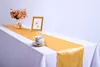 Новый атласный стол флаг высокой плотности шитье свадебные украшения партии декор скатерть золото сатин европейский стол флаг