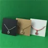 8x8cm 50Pcs Cards +50Pcs Plastic Opp Bags Blank 7 Styles Square Necklace Jewelry Display Cards For Pack Hand Chain Collar Choker