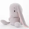 Ny stilar 30cm söt kanin plysch leksak elastisk kristall super mjuk kanin docka baby medföljande sovande leksak barns gåva