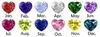 Personalized 925 Sterling Silver Rings Custom Heart Birthstone Ring With 2-5 Names Jewelry For Her Mother Day's Gift J190716