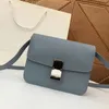 Heiße klassische schlichte Gürteltasche Damentasche Handtaschen Handtasche Tote Tofu Paket Einzelschulter Umhängetaschen Damen Filp Bag Messenger Purese