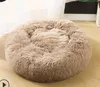 hthomestore Pet Mats Dog Round Cat Winter Warm Sleeping Bag Long Plush Soft Pet Bed Calming Bed Indoor Round Pillow Sleeping Perro