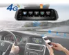 Global 4G Network 10 inch Stream Media Rear View Mirror Dual HD 1080P Cameras Lens Car DVR GPS Navigation ADAS