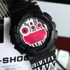 Limited Edition Summer 2020 G Sport Men's Watches New Arrvial Alla funktioner fungerar bästsäljande LED Sport Military Camo Red Clock3780290