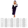 Hooded Women Bathrobe Winter Dikke Warm Flanel Bad Robe Plus Size 5XL Couples Night Dressing Town Double-Layer Men Nightgown