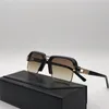 Wholesale-Mens Vintage 9020 Designer Zonnebril Zwart Gouden Pilot Zonnebril Gafas de Sol Nieuwe WHOX