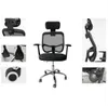 Hot Sales !!! Grossistnivå Gratis frakt Mesh Back Gas Lift Back Tilt Justerbar Office Swivel Chair + Neadrest + Armstöd