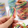 Farbe Papier Seil Bast-Band-Dekoration Cords Süßigkeit-Geschenk-Verpackung Scrapbooking Crafts String Hochzeit Dekoration ZC1950