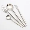 Stainless Steel Knife Fork Spoon Set Western Food Cutlery Flatware Set Stainless Steel Knife Fork Spoon Tableware Set