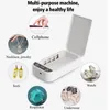 UV Phone Masks Sterilizer Box Jewelry Phones Cleaner Personal Sterilizer Disinfection Cabinet with Aroma Sterilization For Mask