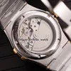 Cheap New 38mm Date 123 20 38 21 58 001 Gold Dial Miyota 8215 Automatic Watch Sapphire Two Tone Gold Steel Band Fashion Watches257R