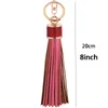 Carro Chaveiro Chaveiro Moda Multicolor Tassel Keychain Liga de Zinco Chaveiro de Metal Presente de Natal Prata Prata Creative Pingente DBC VT0832