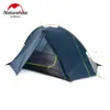 NatureHike 20D 나일론 타가 야외 캠핑 텐트 울트라 게이트 한 침실 1 명의 남자 만 1kg 두 남자 1.2kg 방수 Barraca Tenda