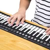 49 teclas alto-falante rolo de mão piano eletrônico portátil dobrável teclado eletrônico macio arregaçar o pianoMUSIC7890530