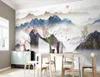 Fonds d'écran abstraite de l'arbre Abstrait personnalisé pour salon Chambre à coucher Wall Fond d'écran 3D Sunrise TV Sofa Fond de mur peinture murale